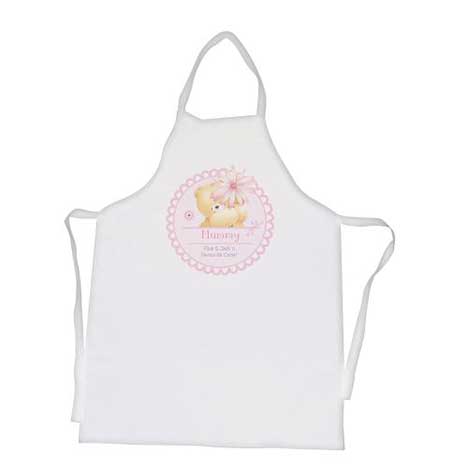 Personalised Forever Friends Big Flower Apron